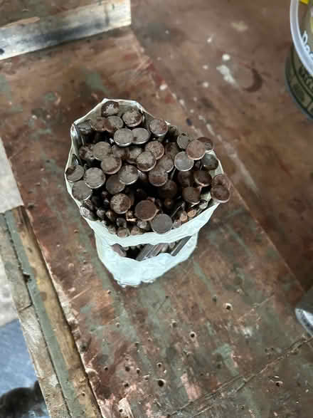 Photo of free Bright steel 6 inch nails (South Willingham LN86NG) #2