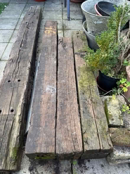 Photo of free Timber railway sleepers (Westcott RH4) #1