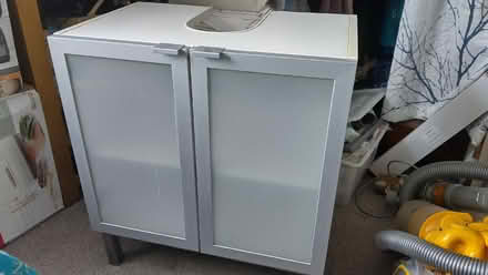 Photo of free Old IKEA under sink unit - some water damage to top (Kings Hill SG12) #1