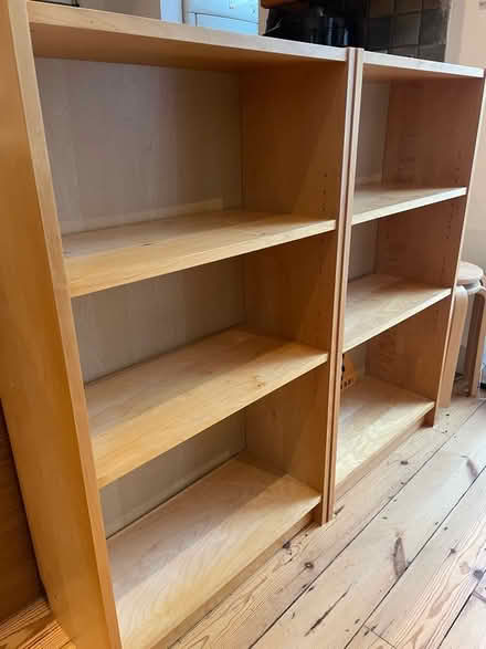 Photo of free Two IKEA "Billy" bookcases, identical. (Woodside CR0) #1