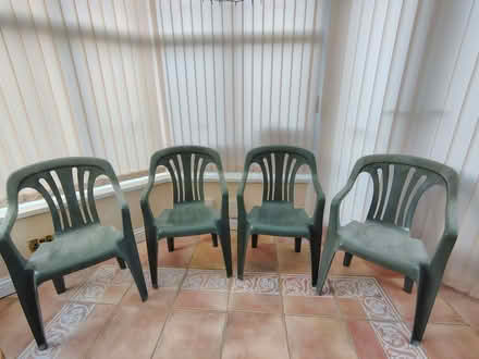 Photo of free Four plastic chairs (Lighthouse area NN15) #1