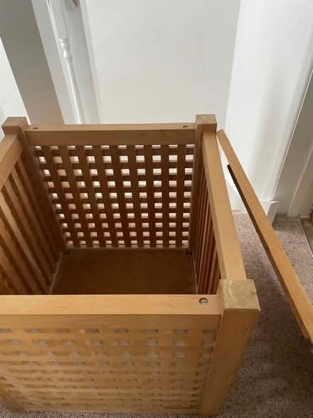 Photo of free IKEA wooden storage crate. (Woodside CR0) #2