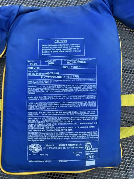 Photo of free Youth Life Vest (Midtown Palo Alto) #2