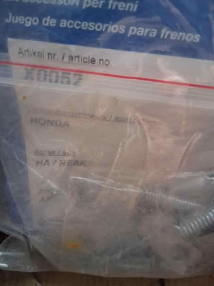 Photo of free Brake Shoes for Honda Jazz (Deckham NE9) #2