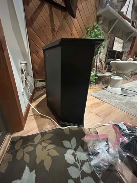 Photo of free Corner TV cabinet with shelves (Lake Ariel PA area) #4