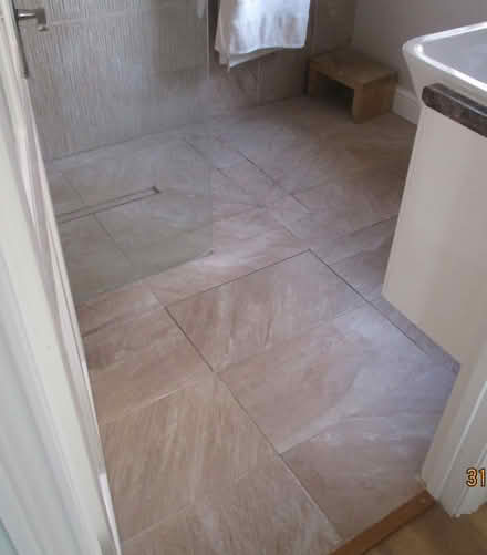 Photo of free Porcelain Bathroom tiles (used) (Fairlands GU3) #3