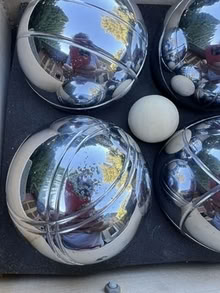 Photo of free Chrome Bocce Ball Set (Midtown Palo Alto) #3