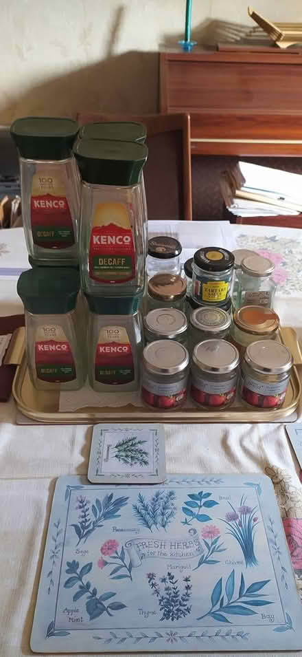 Photo of free jam, coffee and other jars (Southbourne (BH6)) #1