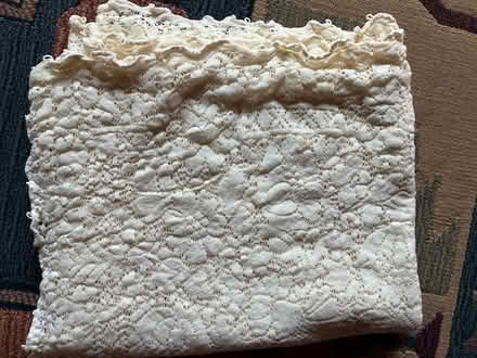 Photo of free lacey tablecloth (south sunnyvale) #3