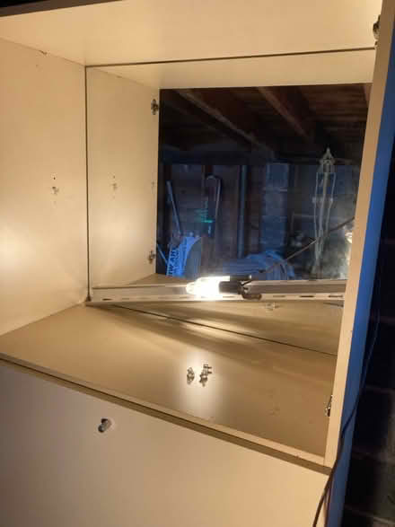 Photo of free Wall unit w/ lighted cabinet (Winsted) #2