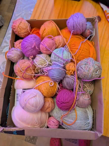Photo of free Box of Double Knit Wool (Uphill BS24) #1