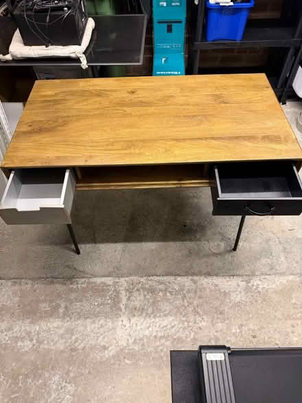 Photo of free Wood/Metal Masion Desk (PR8, Birkdale) #3