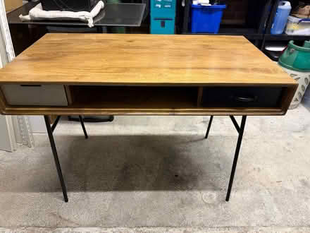 Photo of free Wood/Metal Masion Desk (PR8, Birkdale) #2