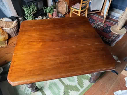 Photo of free Large solid wood table (Mayfield EH9) #4