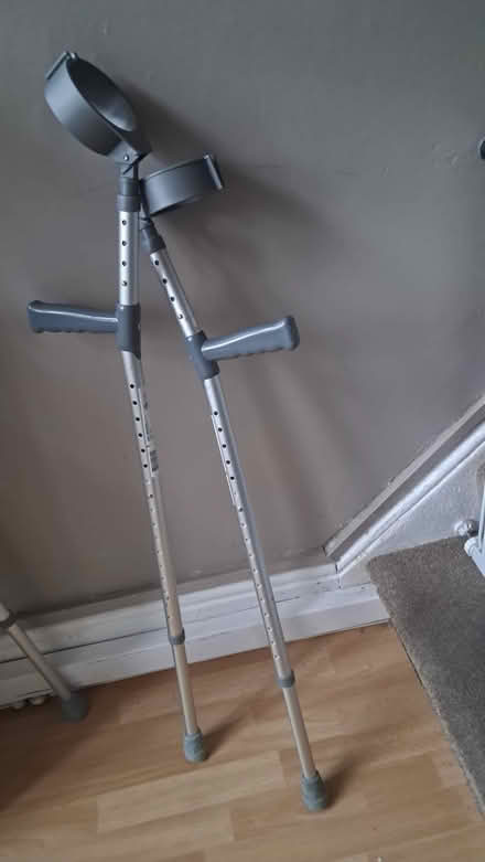 Photo of free Pair of adult crutches (Crosby L22) #1