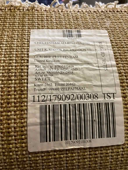 Photo of free Extra large beige shaggy rug (Bussage GL6) #4