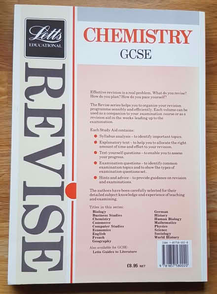 Photo of free Chemistry GCSE Revision book, Bob McDuell (Kettlesing Bottom HG3) #2