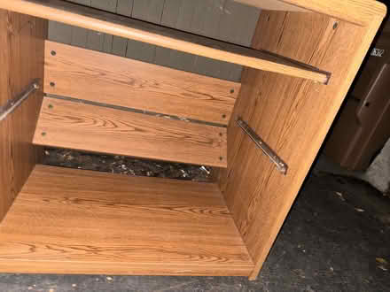 Photo of free Small wood desk or cabinet (Valencia Avenue, Sunnyvale) #4