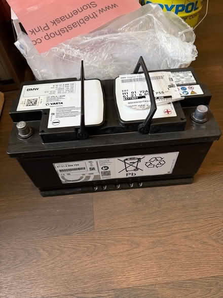 Photo of free Large bmw battery (CT9) #1