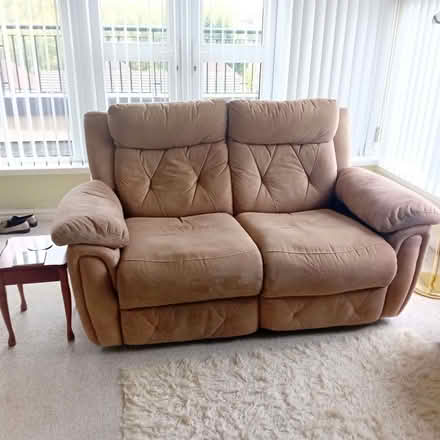 Photo of free 2 seater manual recliner sofa (Daisy Hill BD9) #1