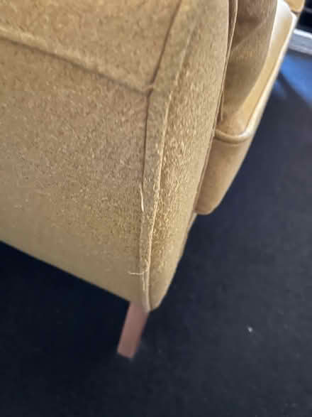 Photo of free Mustard colour sofa (Argos) (Kings Norton B38) #3