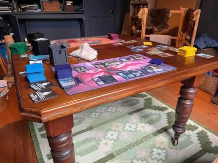 Photo of free Large solid wood table (Mayfield EH9) #2