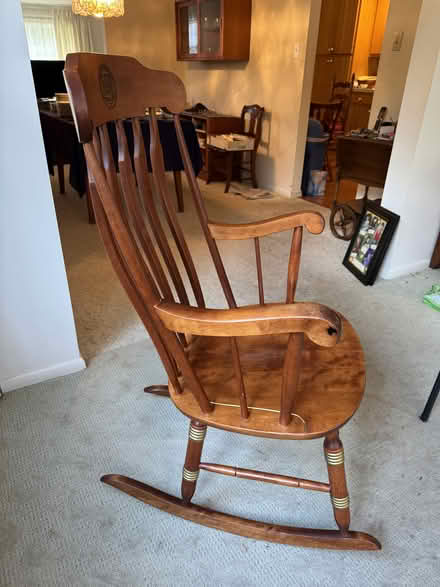 Photo of free pair of wood rocking chairs (just south of Baltimore Pike) #3