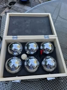 Photo of free Chrome Bocce Ball Set (Midtown Palo Alto) #2