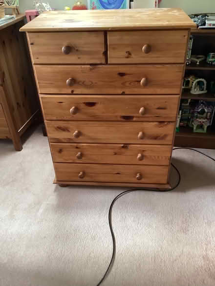 Photo of free Pine Chest of Drawers (Horspath OX33) #1