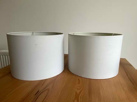 Photo of free 2 white ceiling lampshades (Katesgrove, Reading, RG2) #1