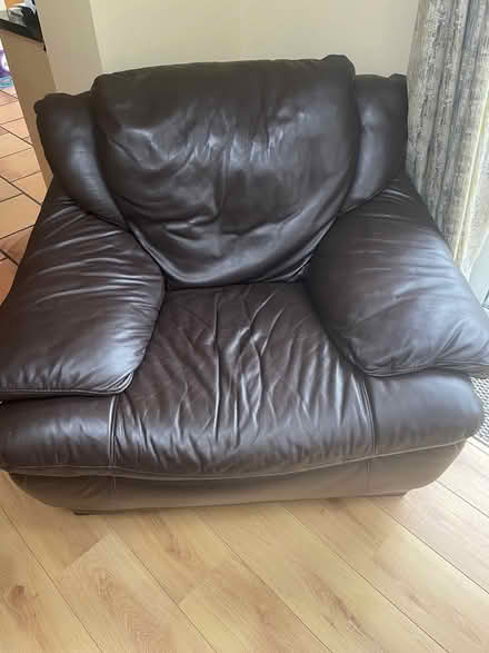 Photo of free Italian Leather Armchair (Santry) #1
