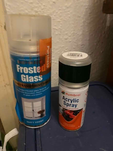 Photo of free Frosted glass spray + green enamel spray (CT11) #1