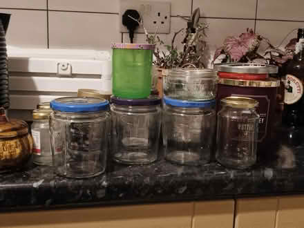 Photo of free Glass jars and mix of tupperware (SW15) #1