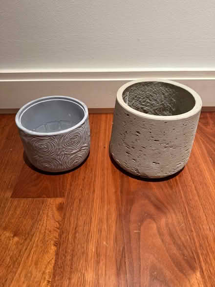 Photo of free Two ceramic pots for plants (Clerkenwell EC1M) #1