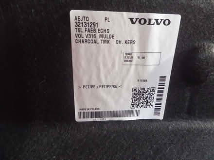 Photo of free VOLVO XC40 Boot Liner 32131291 (Bladon OX20) #1