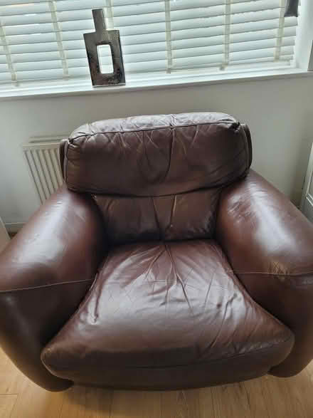 Photo of free Comfy leather chair (Bradford BD10) #2