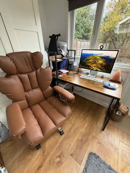 Photo of free Desk and chair only. (Acton W3) #1