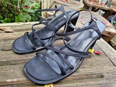 Photo of free Black heels size 8 (Denton) #1