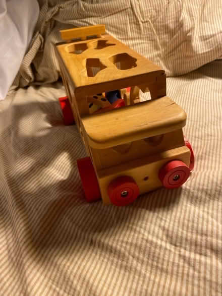 Photo of free Child’s wooden circus lorry with animals (CT11) #1