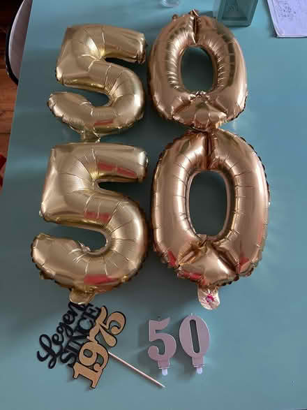 Photo of free 50th birthday party bits (Colchester CO3) #1
