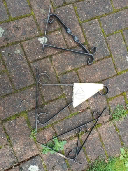 Photo of free Hanging basket brackets x 3 (Chorley Moor PR7) #1