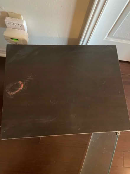 Photo of free Small tv stand with glass door (Mavis and Eglinton) #3