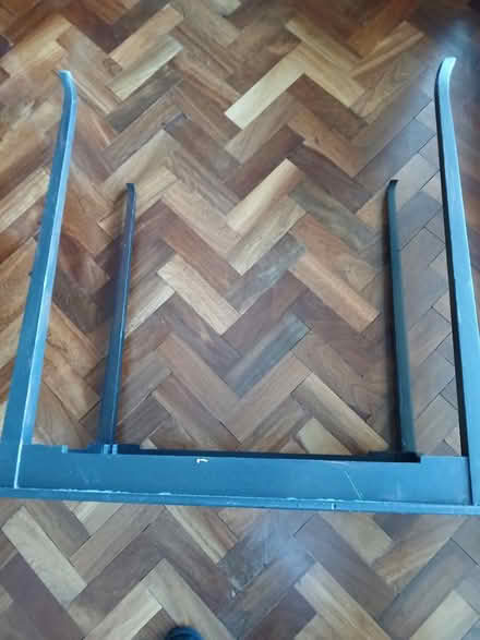 Photo of free Mahogany table painted black (Malahide) #1