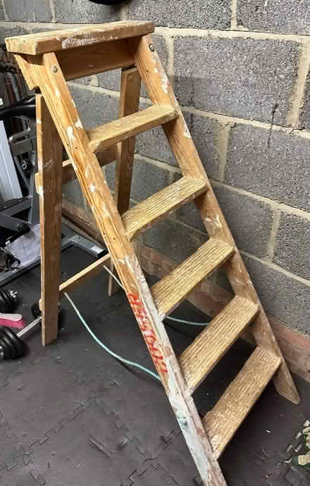 Photo of free Wooden step ladder (Eynsham OX29) #1