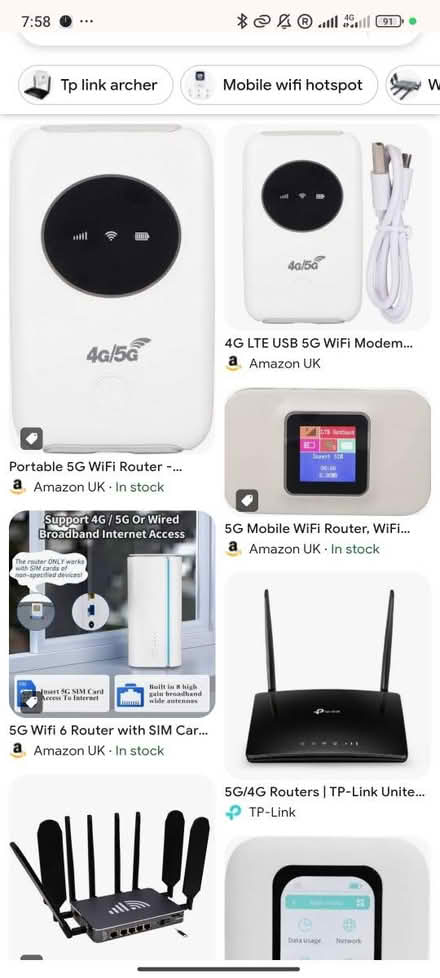 Photo of 4G/5G Mobile WiFi Dongle or Router (Cumberland street EH3) #1