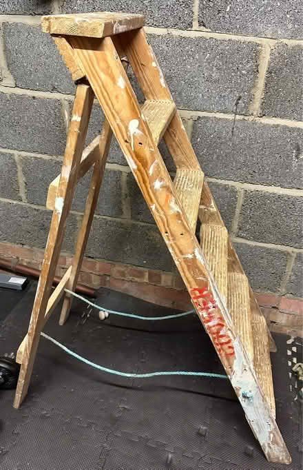 Photo of free Wooden step ladder (Eynsham OX29) #2