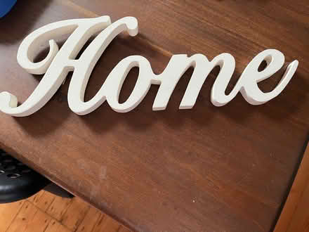Photo of free Wooden Home sign (University Area RG1) #1