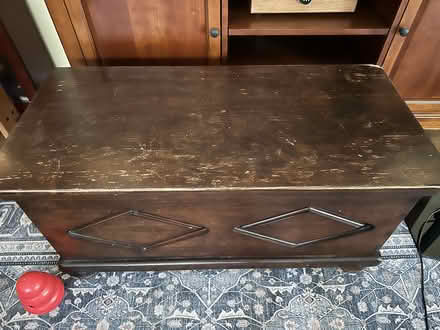 Photo of free Solid wood chest, distressed (Sunnyvale) #1