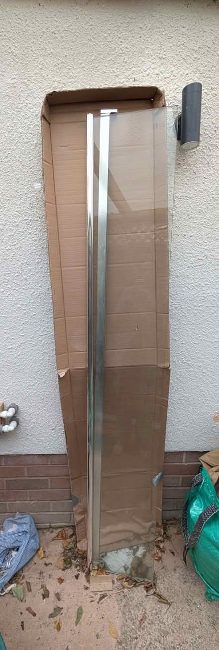 Photo of free Shower door screen with fixings and instructions (Greystoke CA11) #1