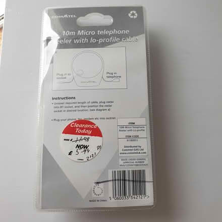 Photo of free 10m telephone extension cable (seaton EX12) #3